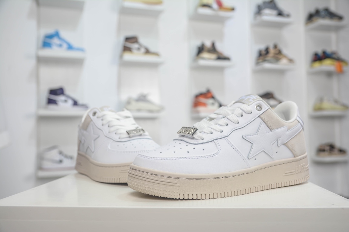 A Bathing Ape Bape Sta Low Cloud White