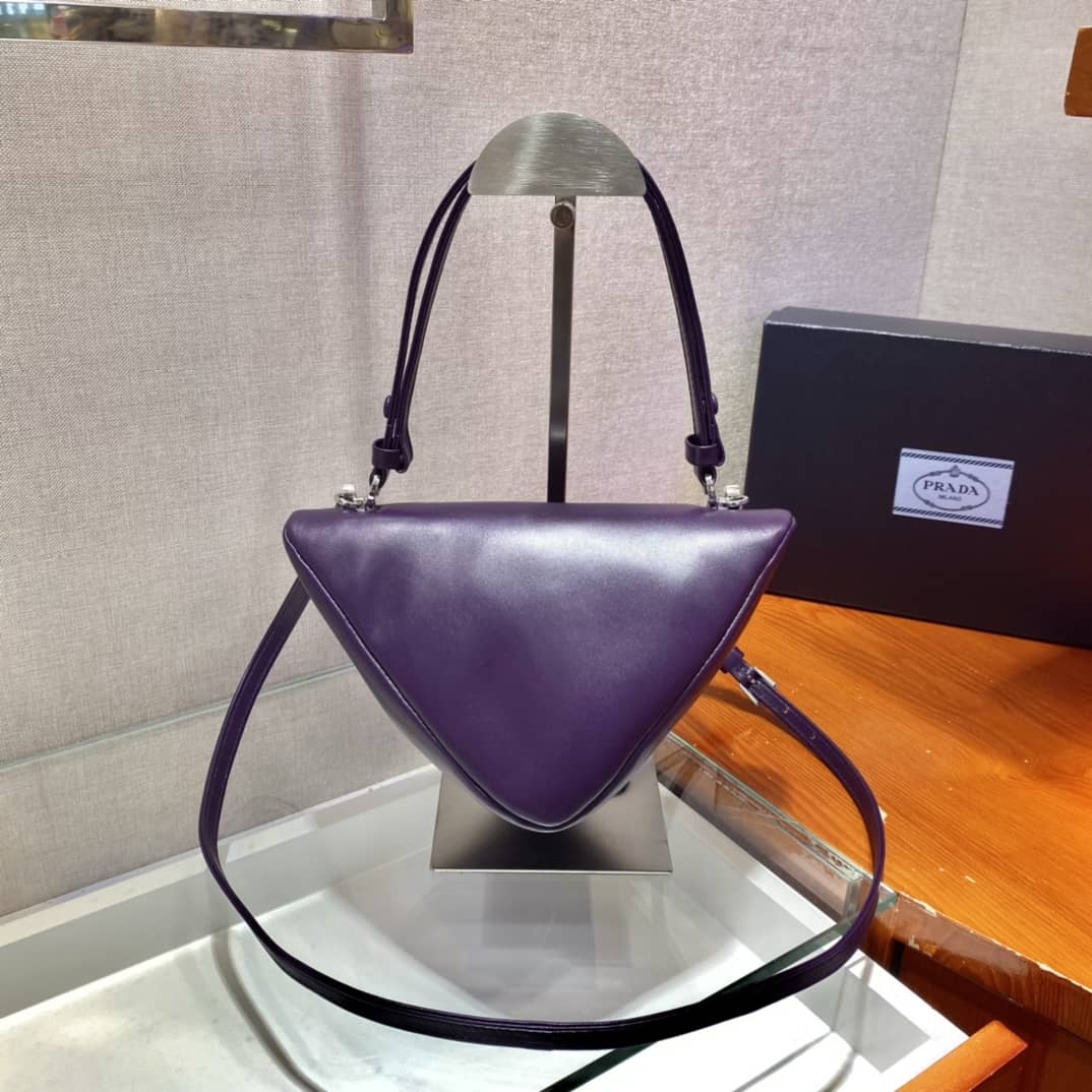 Prada Leather Triangle Replica Shoulder Bag
