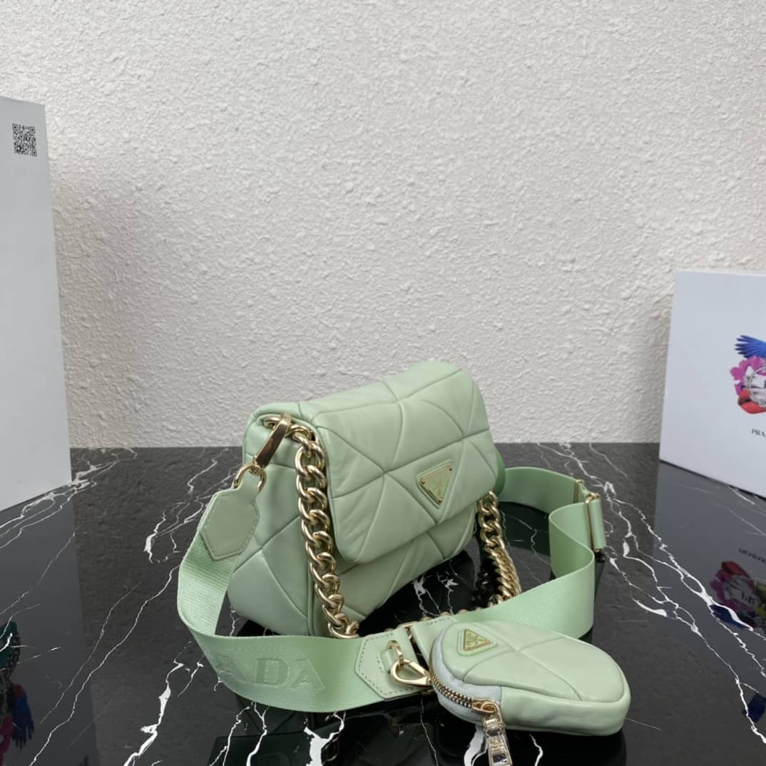 Prada System Nappa Leather Patchwork Replica Bag