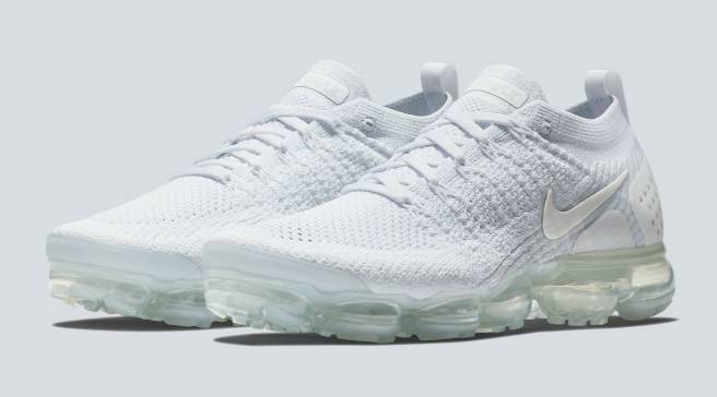 Air VaporMax Flyknit 2  Pure Platinum  942842-100