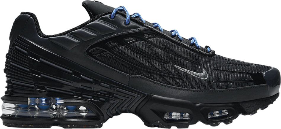 Air Max Plus 3  Black Light Photo Blue  DH3984-001