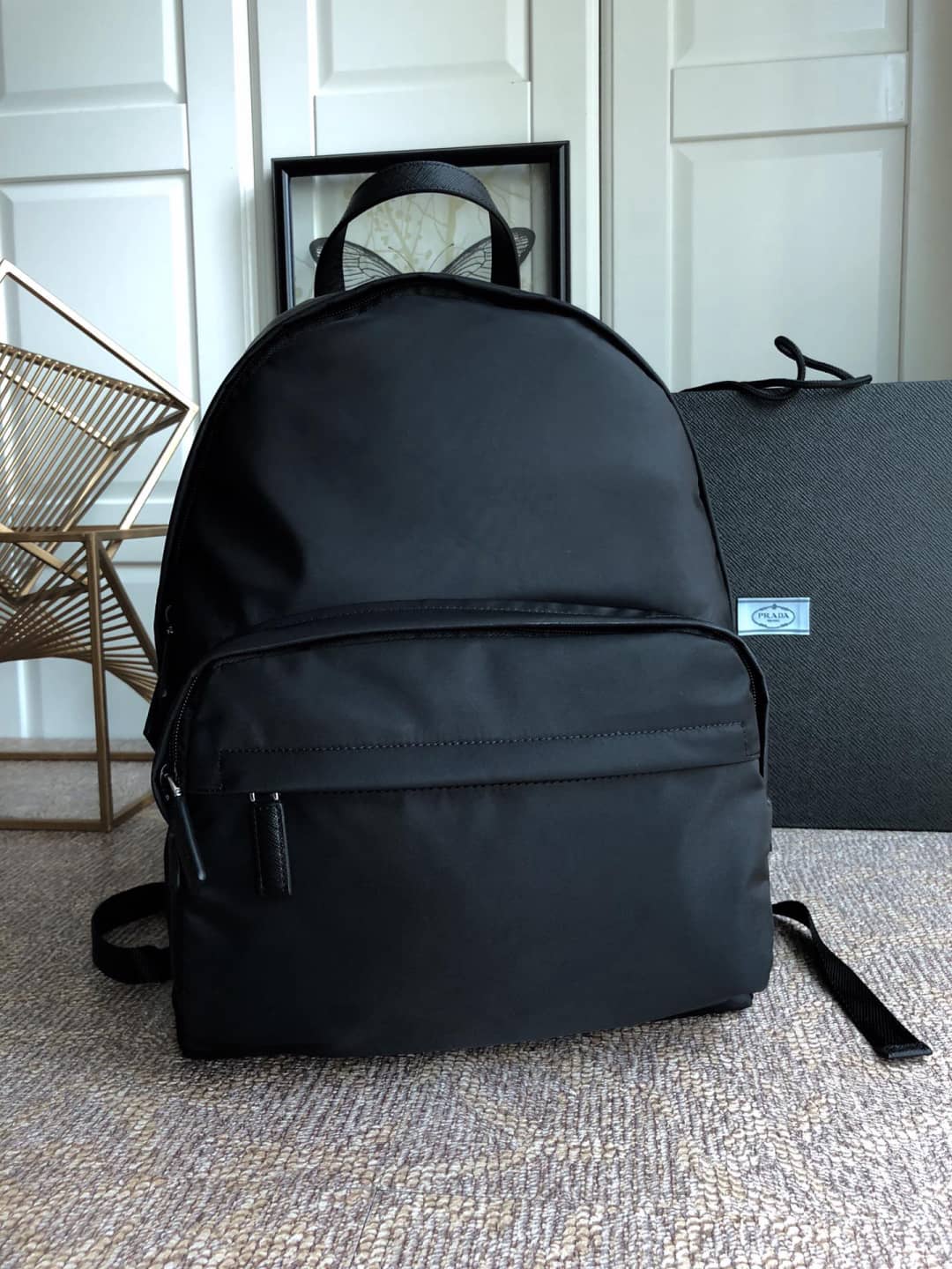 Prada Backpack Dupe Nylon Leather Replica