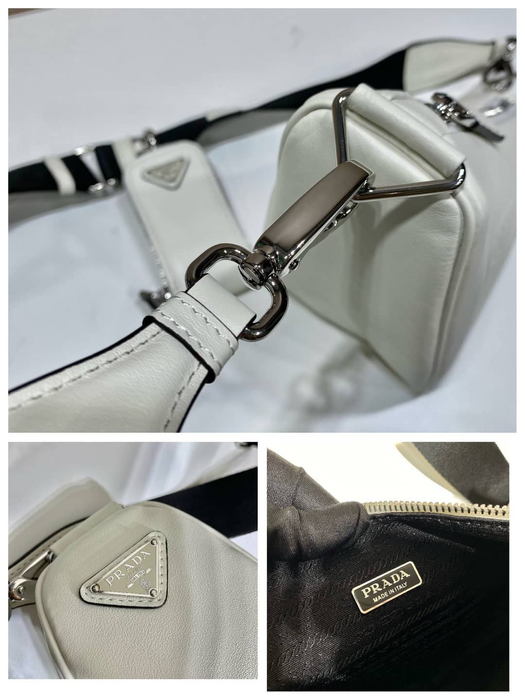 Prada Leather Triangle Replica Shoulder Bag