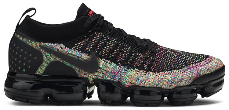 Air VaporMax Flyknit 2  Black Multi-Color  942842-017