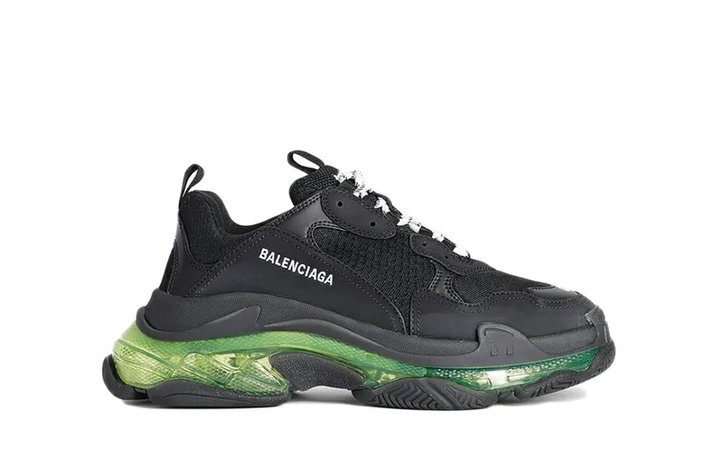 BALENCIAGA TRIPLE S TRAINER BLACK GREEN REPLICA