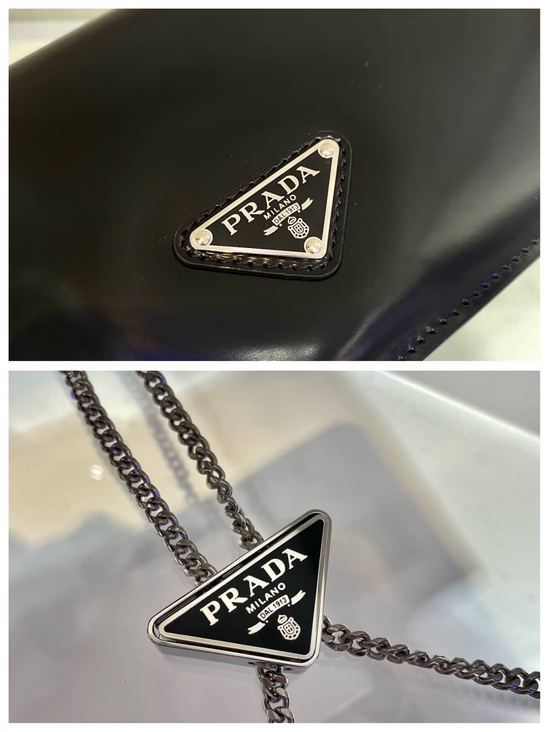 Prada Replica Leather Shoulder Bag