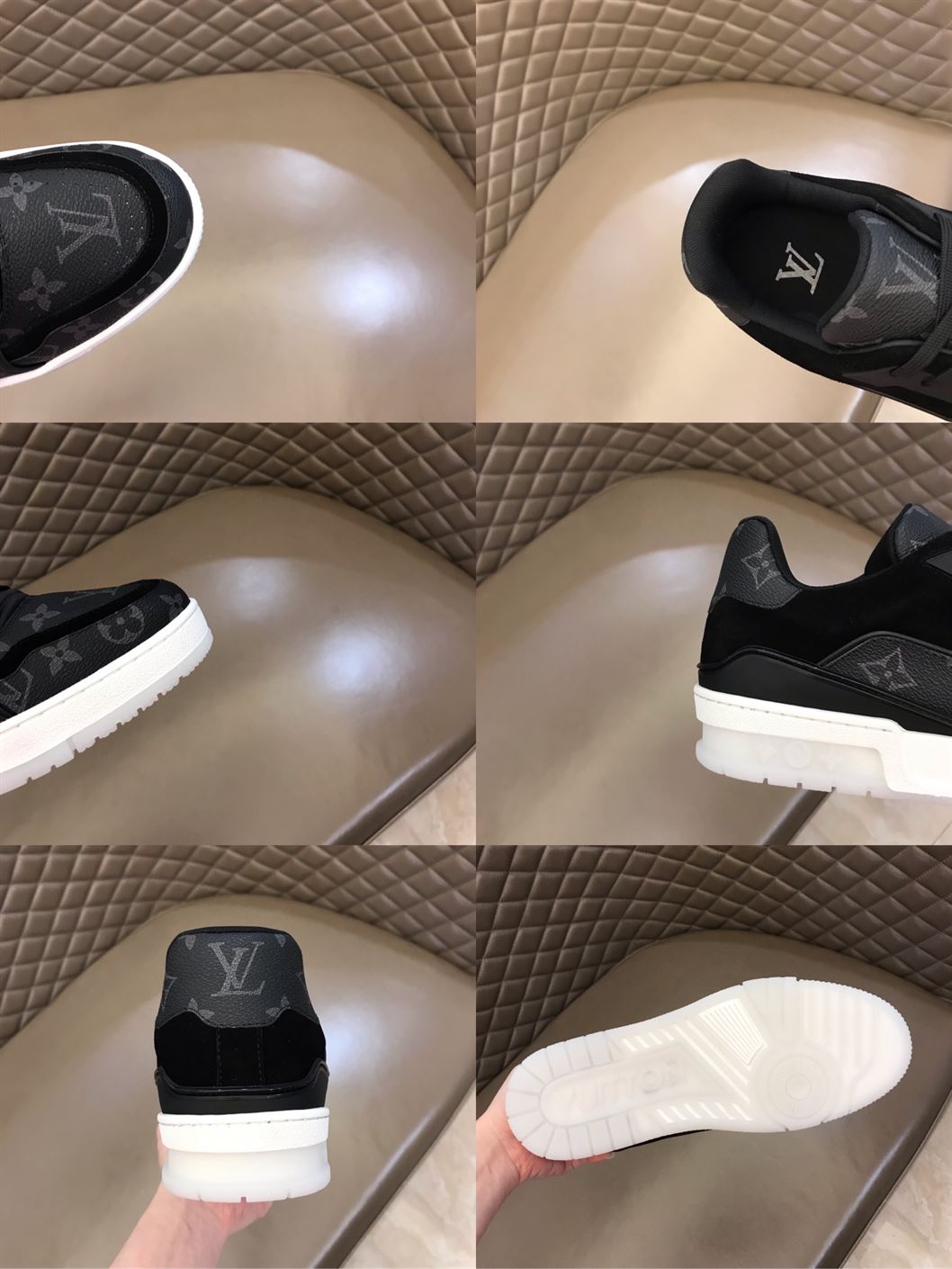 LOUIS VUITTON TRAINER BLACK MONOGRAM   LVS013