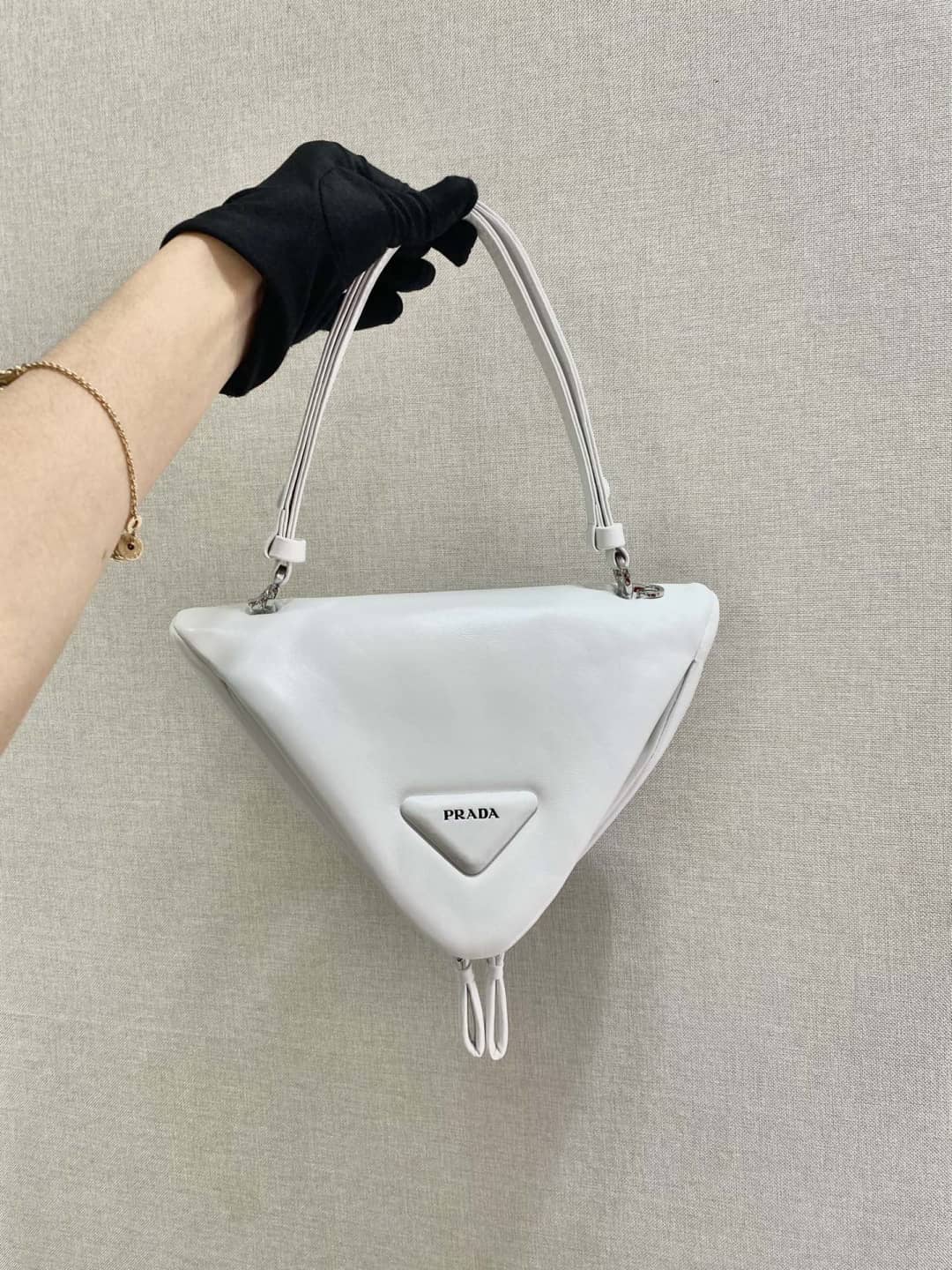 Prada Leather Triangle Replica Shoulder Bag