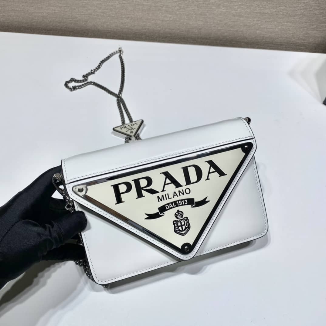 Prada Brushed Leather Replica Shoulder Bag