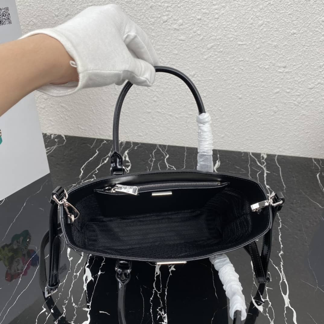 Prada Raffia Tote Dupe Womens Brushed Leather Replica Tote