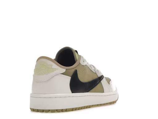 Jordan Reps 1 Retro Low Golf Travis Scott Neutral Olive