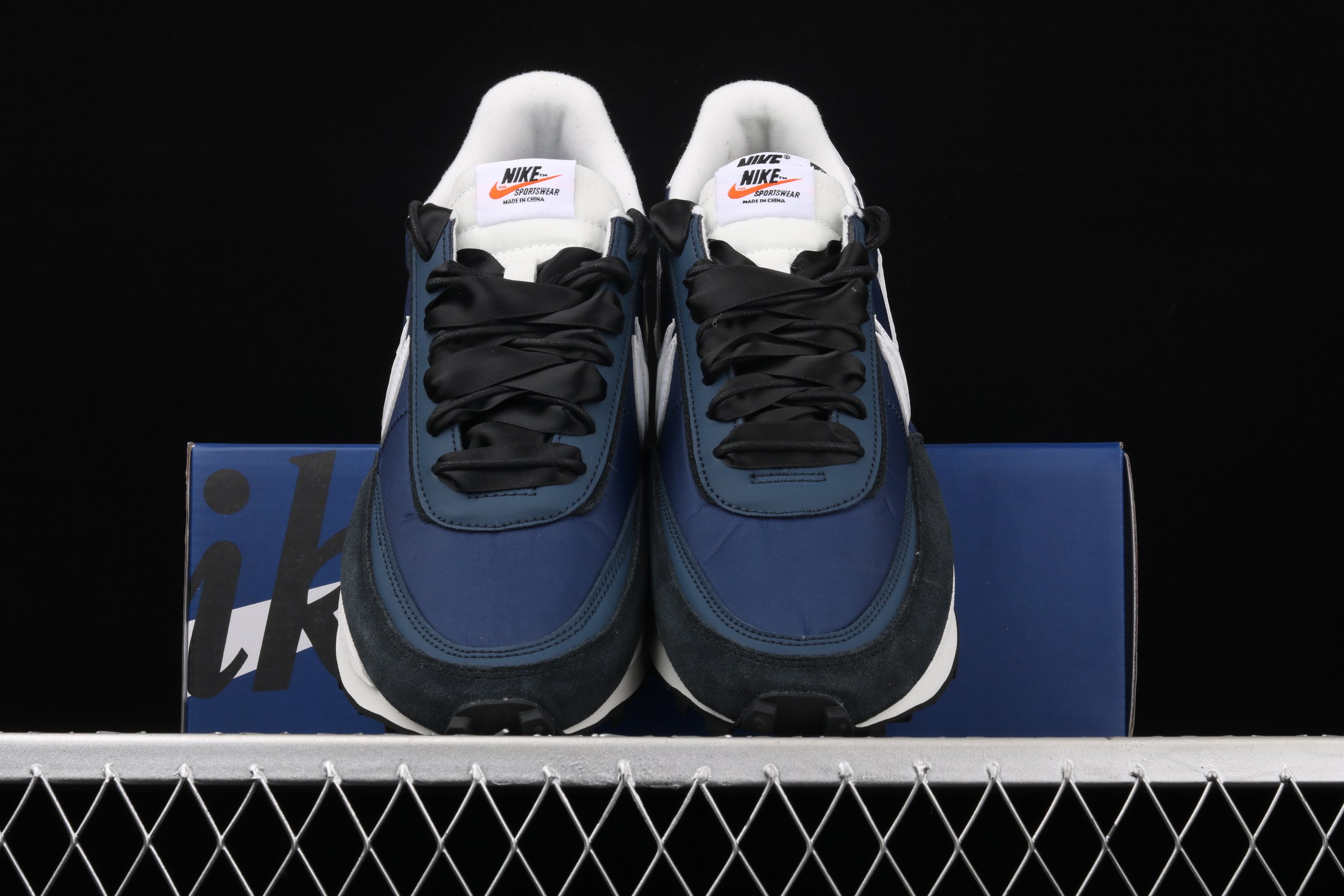Sacai x Nike LDV Waffle Daybreak Navy Black White