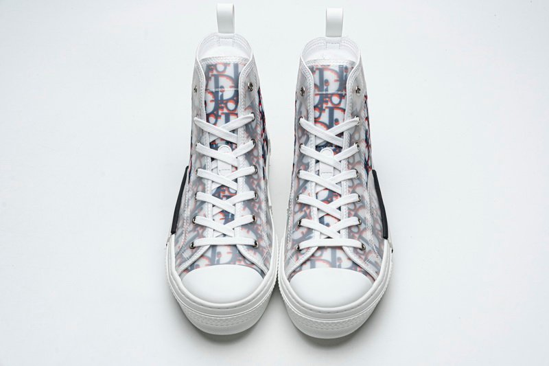 Converse Dupes DIOR B23 High-Top Sneaker Red and Blue