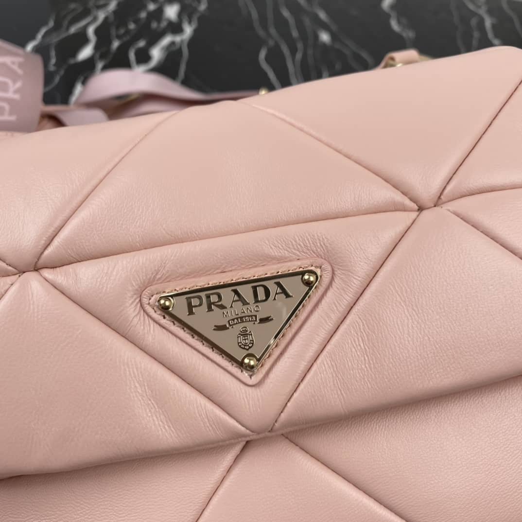 Prada System Nappa Leather Patchwork Replica Bag