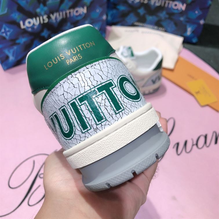 LOUIS VUITTON TRAINER GREEN MESH   LVS017