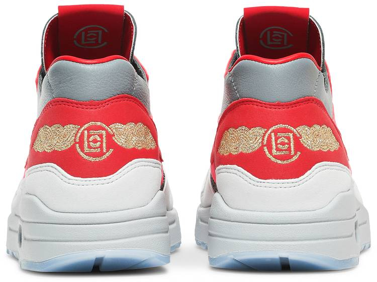 CLOT x Air Max 1  Kiss Of Death-Solar Red  DD1870-600