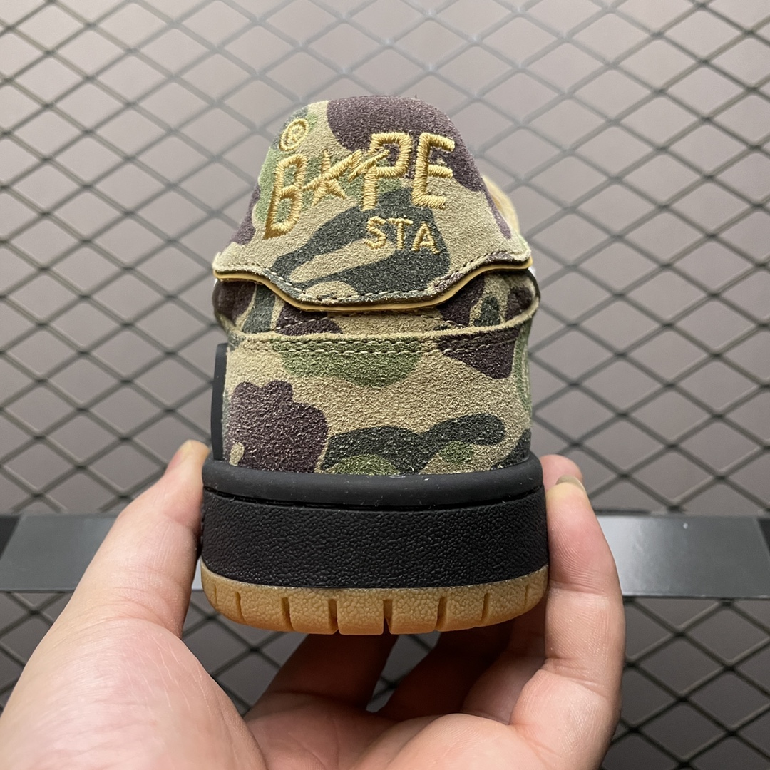 A Bathing Ape Bape SK8 Sta ABC Camo Green