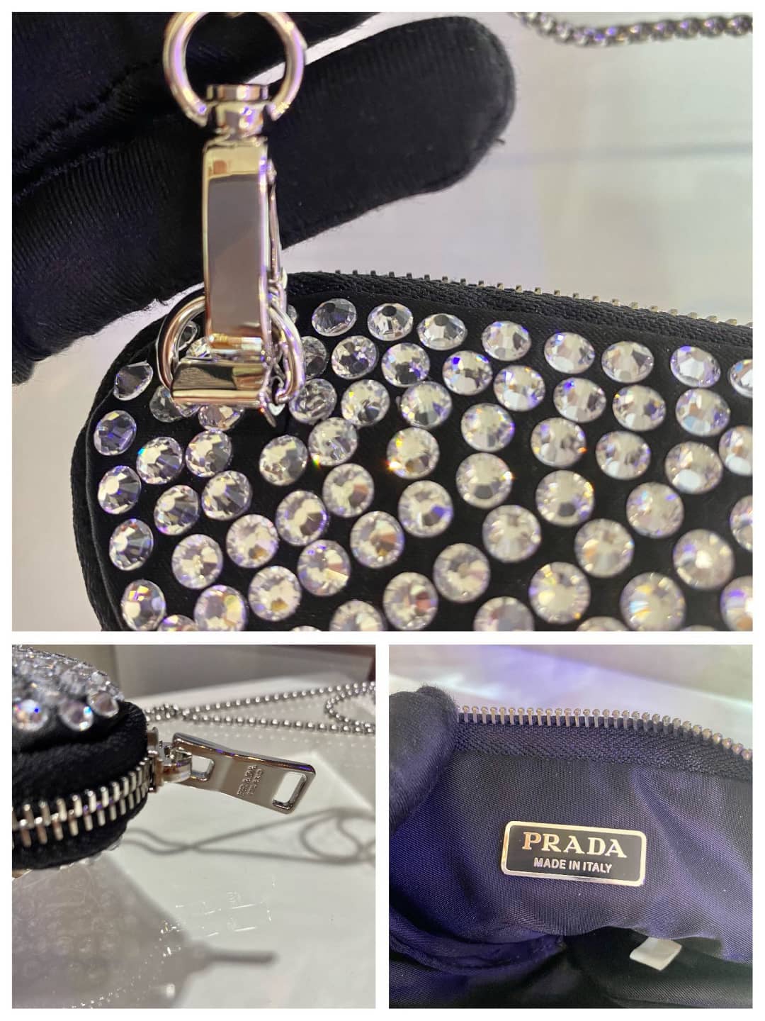 Replica Pradas Leather Replica Coin Purse