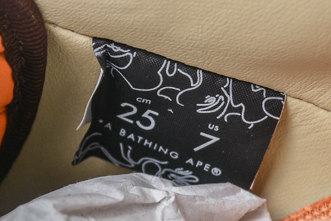 A Bathing Ape Bape Sta Low Grey Orange