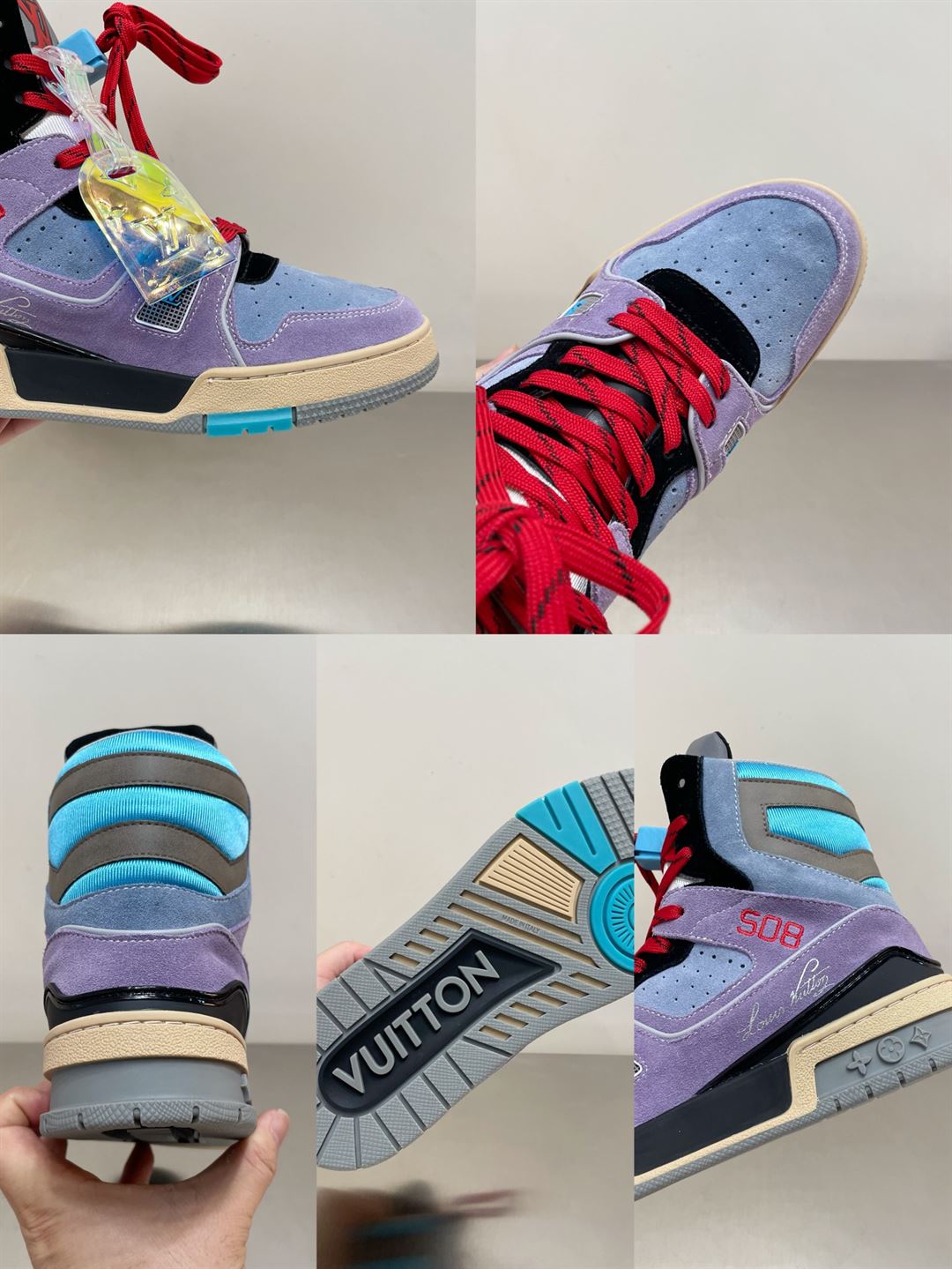 LOUIS VUITTON LV TRAINER SNEAKER BOOT   LVS069