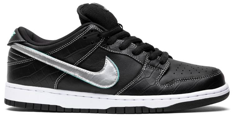 Diamond Supply Co. x Dunk Low Pro SB  Black Diamond  BV1310-001