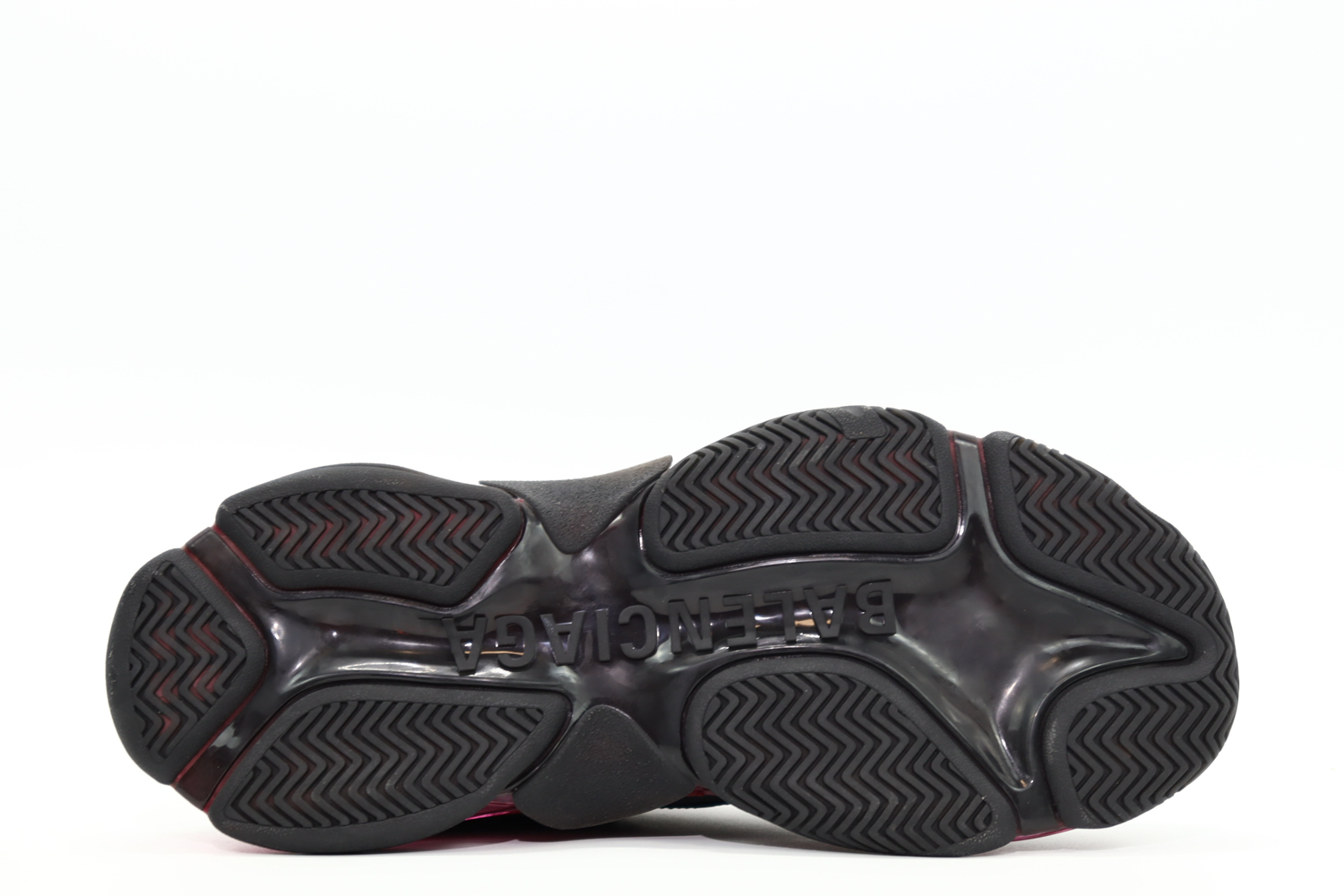 Balenciaga Triple S   Black purple Replica