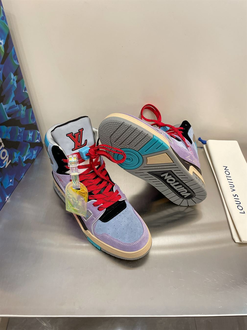 LOUIS VUITTON LV TRAINER SNEAKER BOOT   LVS069