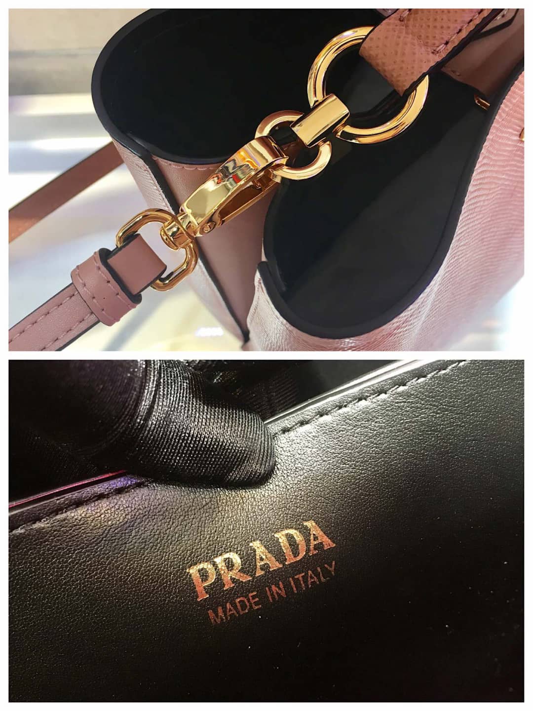 Prada Replica Double Bucket Bag