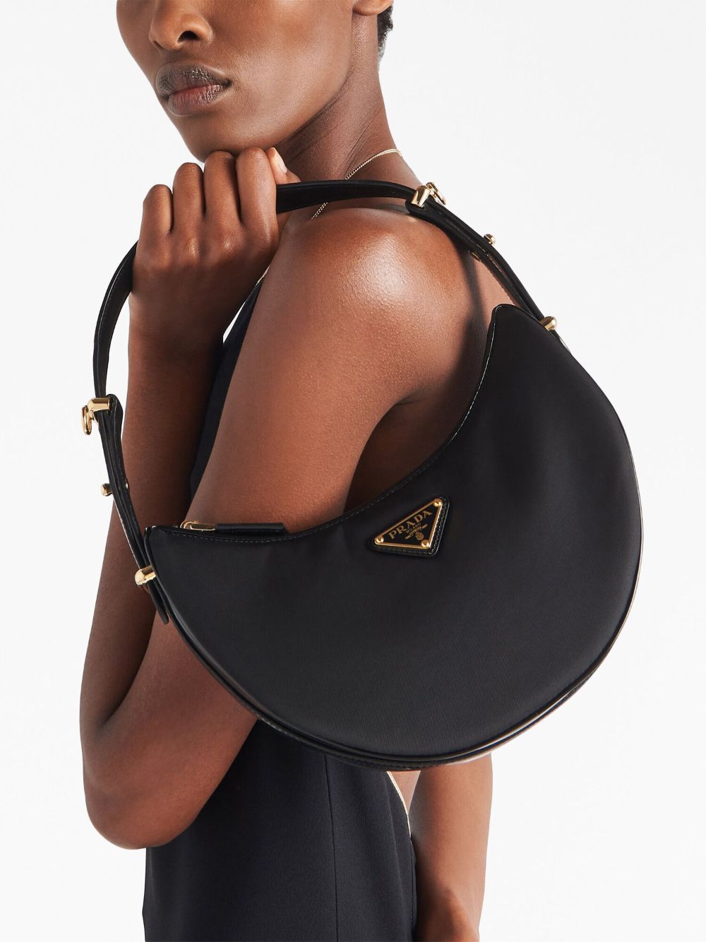 Replica Pradas Arqué Re-Nylon shoulder bag