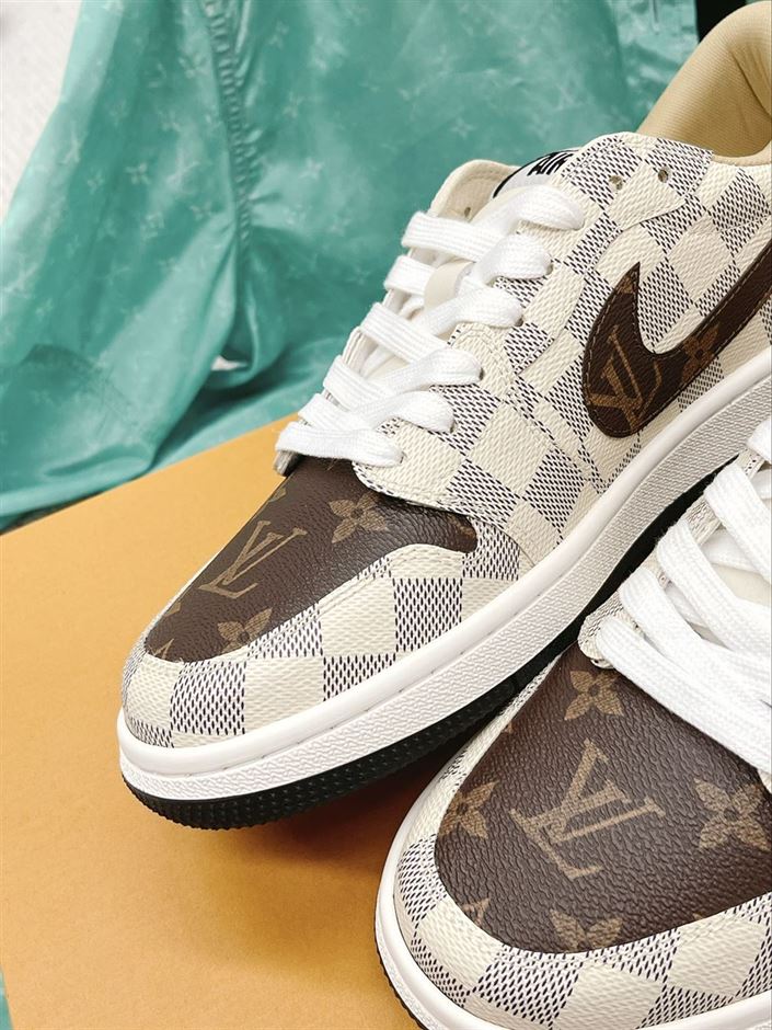 LV Shoes Replica X AIR JORDAN 1   LVS107