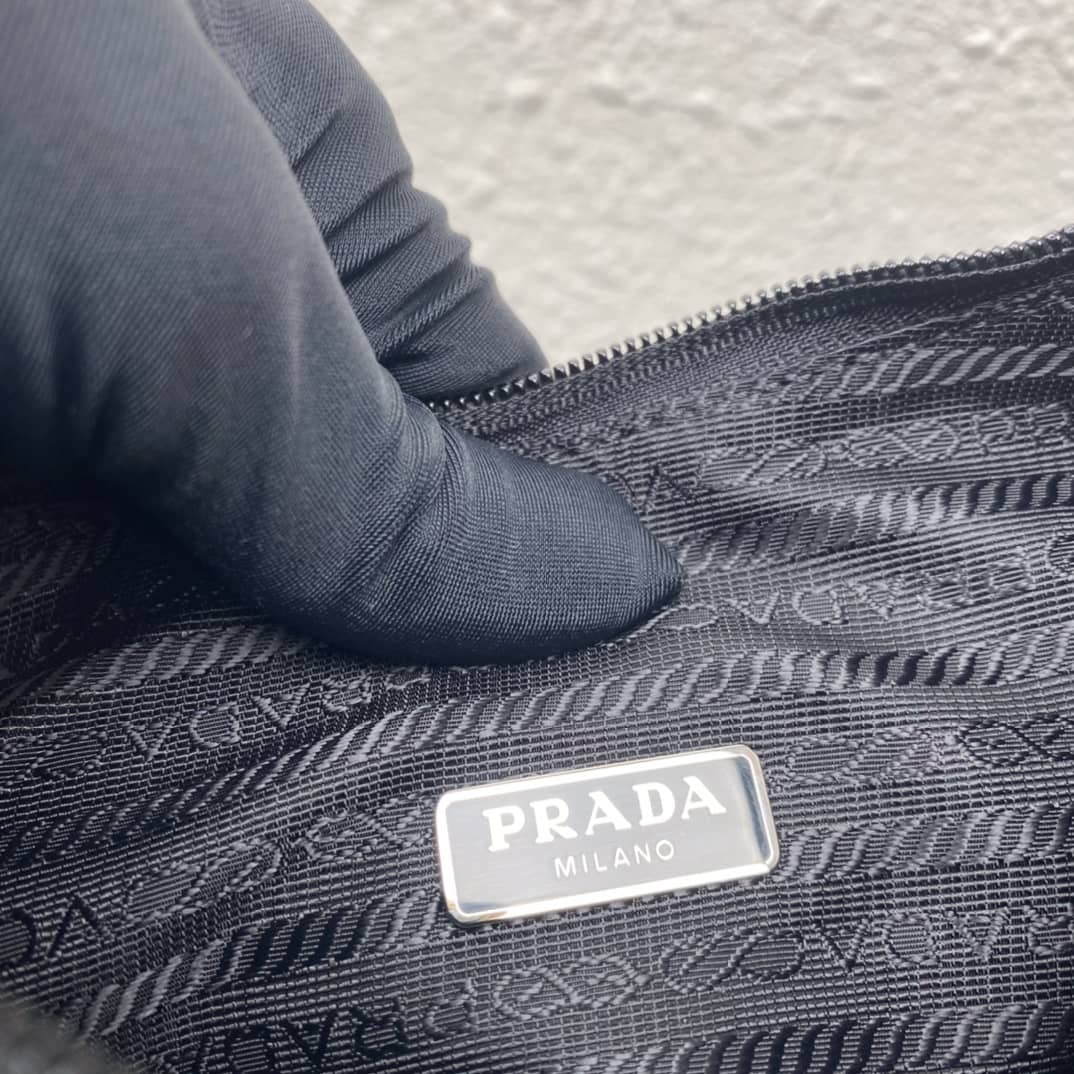 Prada Satin Re-Edition 2000 Crystal Mini Hobo