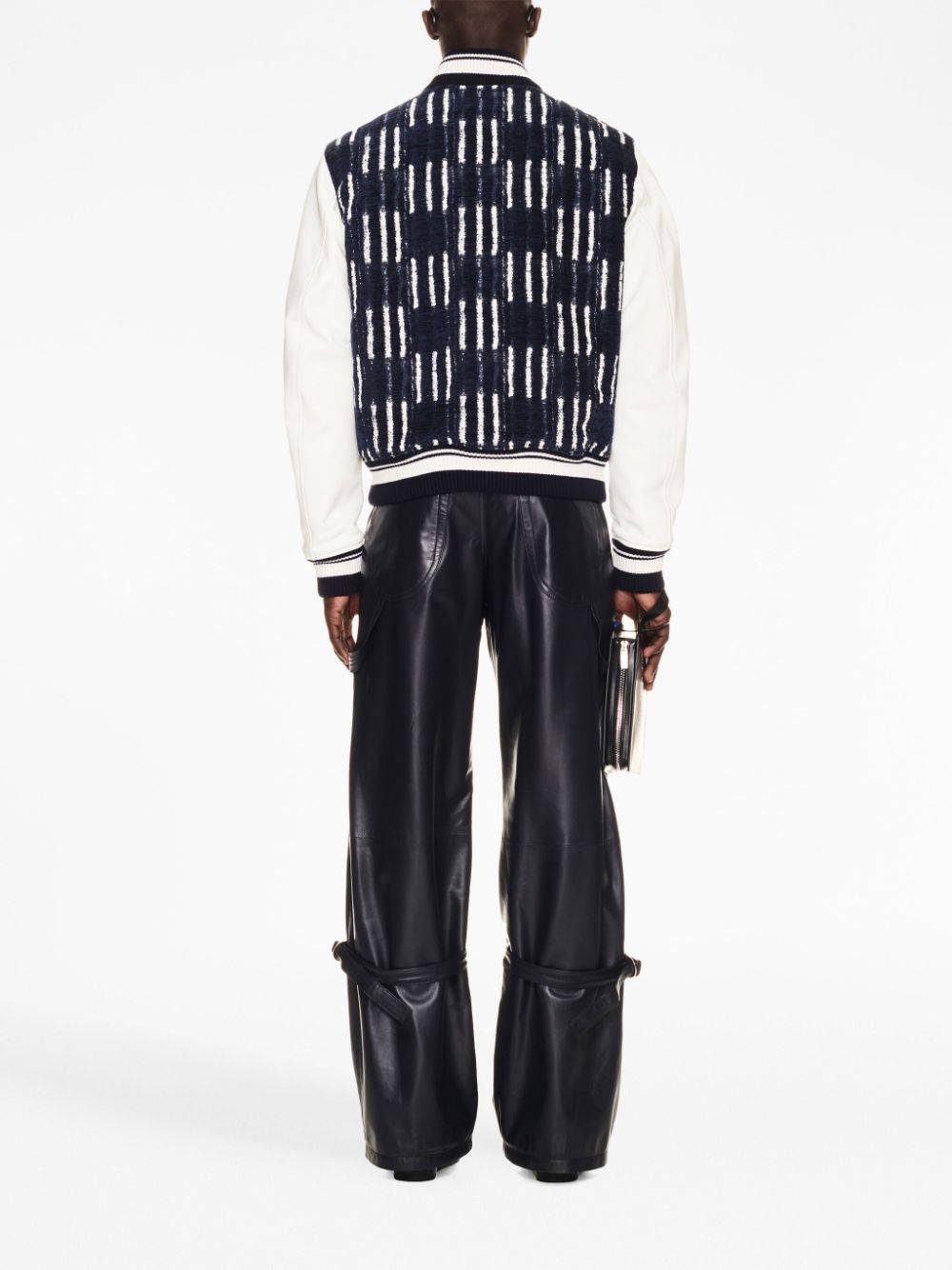 Off White Reps Shibori jacquard bomber jacket - Cola