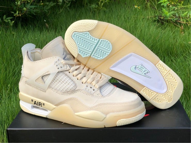 Jordan 4 Retro Off-White Sail Extended Size