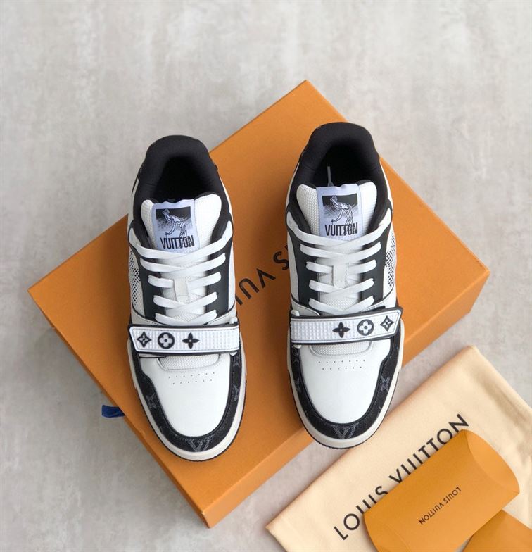 LV Shoes Replica TRAINER MONOGRAM DENIM   LVS016