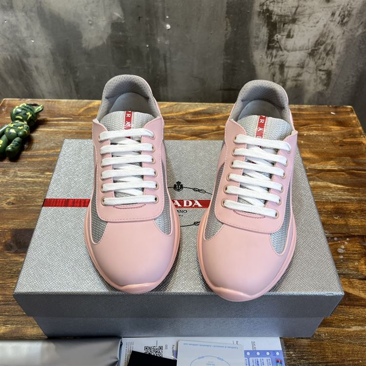 PRADA AMERICA S CUP SOFT RUBBER AND BIKE FABRIC SNEAKERS   PRS044