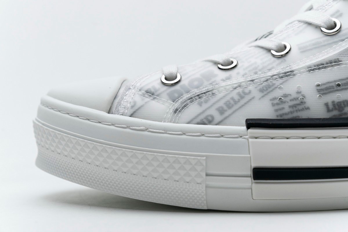 Converse Dupes Dior B23 Oblique Transparency High H565 White Black