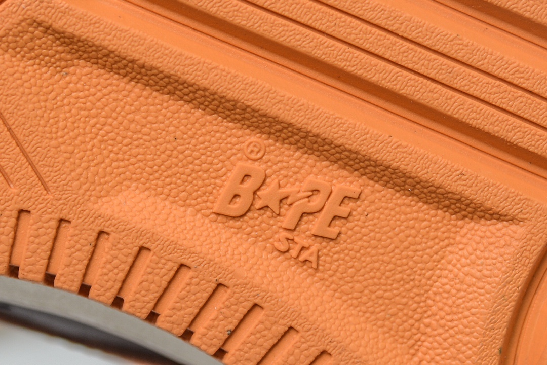 A Bathing Ape Bape Sta Low Grey Orange