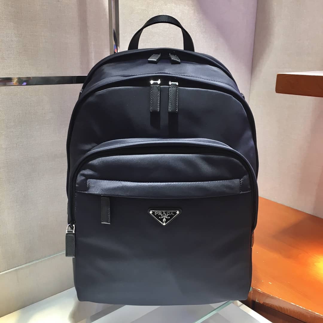 Prada Backpack Dupe Nylon Saffiano Leather