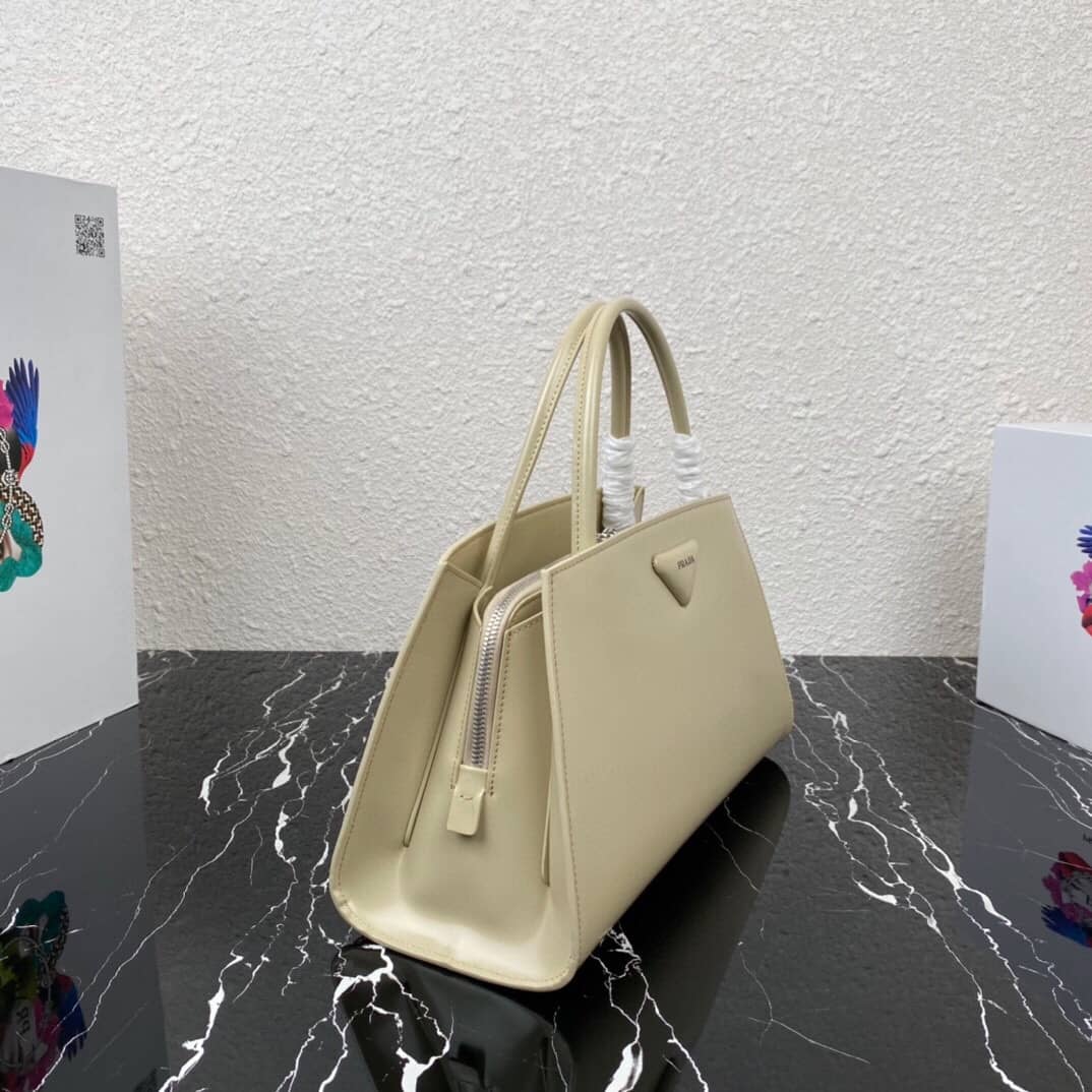 Prada Small Brushed Leather Replica Tote