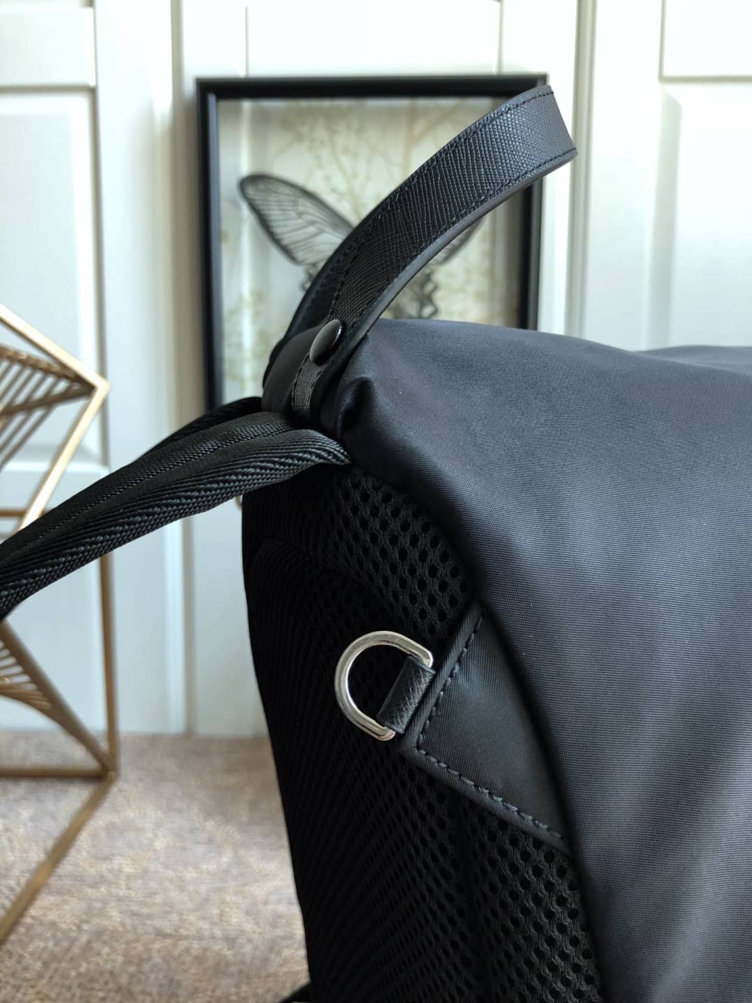 Prada Backpack Dupe Nylon Leather Replica
