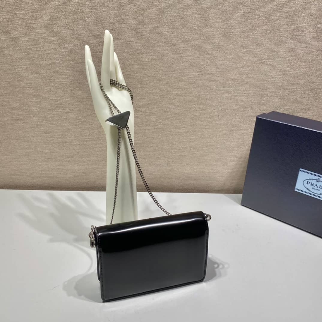 Prada Brushed Leather Replica Shoulder Bag