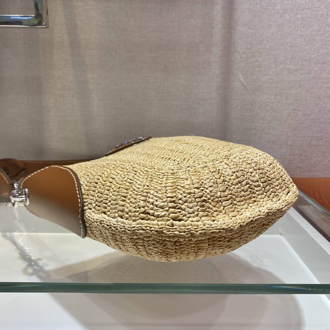Prada Raffia Leather Replica Bag