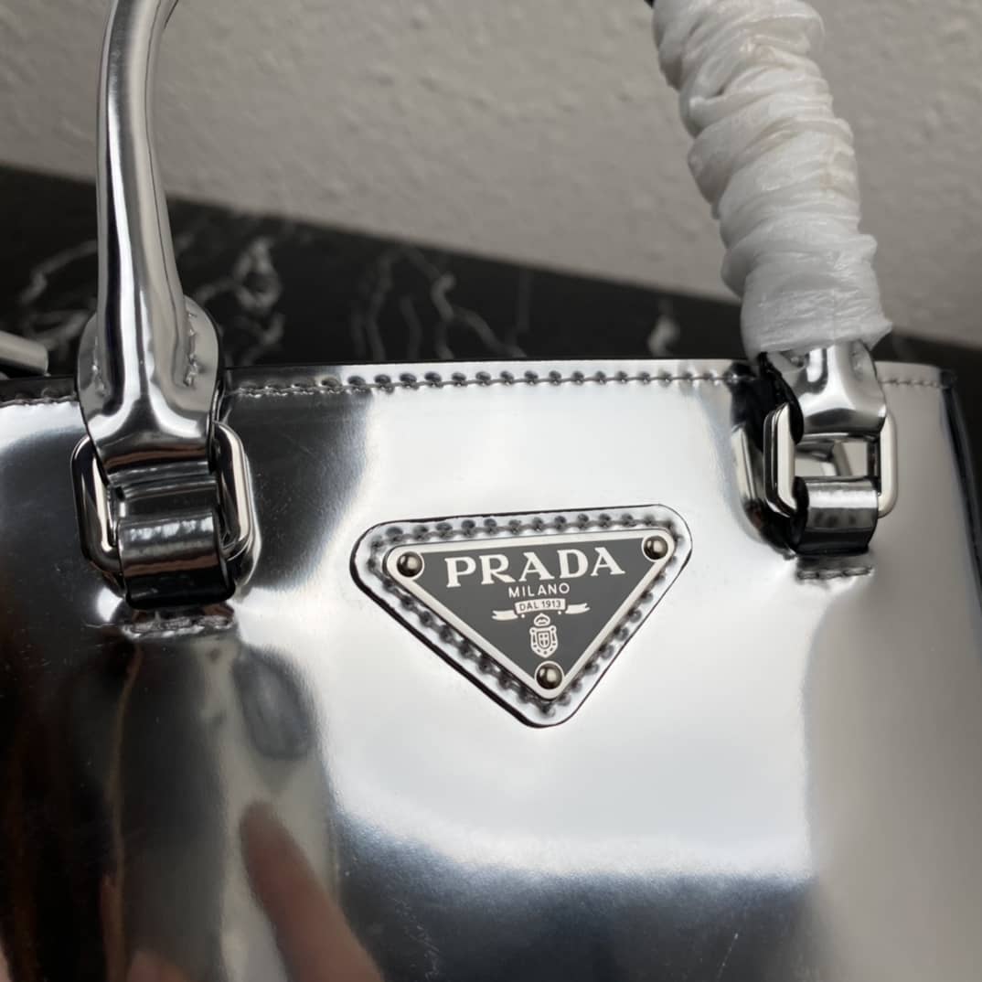 Prada Raffia Tote Dupe Small Brushed Leather Replica Tote