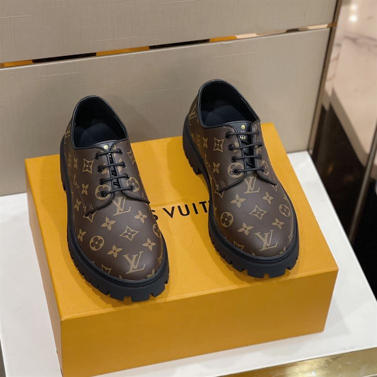 LOUIS VUITTON LV BLACK ICE DERBY MONOGRAM CANVAS   LVS102