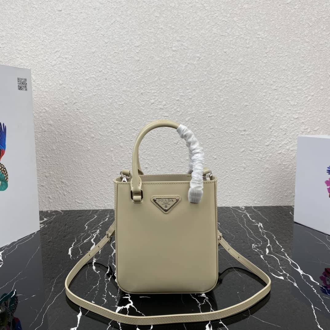 Prada Raffia Tote Dupe Small Brushed Leather Replica Tote