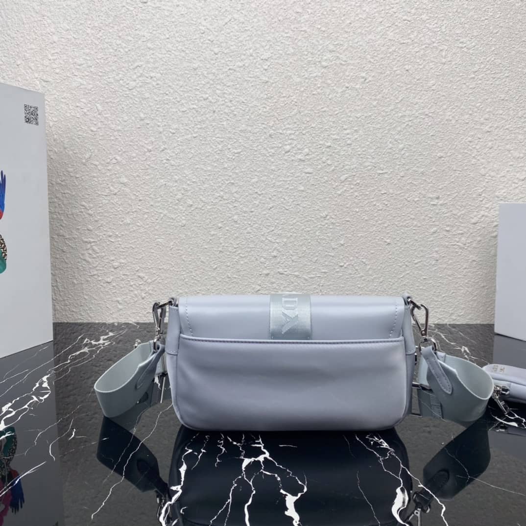 Prada Pocket Nylon And Brushed Leather Replica Bag