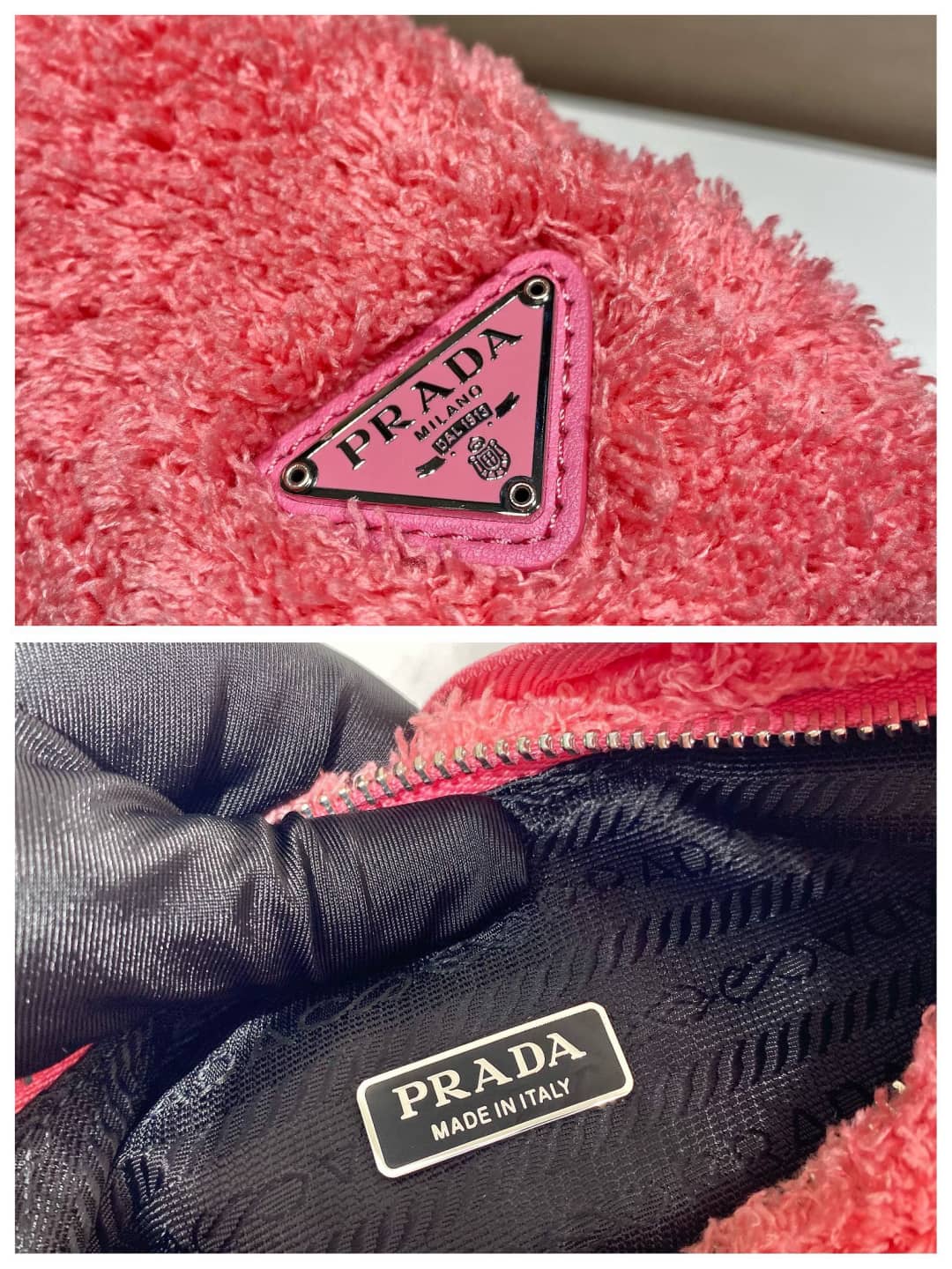 Prada Satin Re-Edition 2000 Crystal Mini Hobo