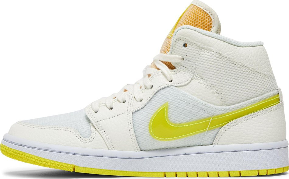 Best  Wmns Air Jordan 1 Mid SE  Voltage Yellow  DB2822-107