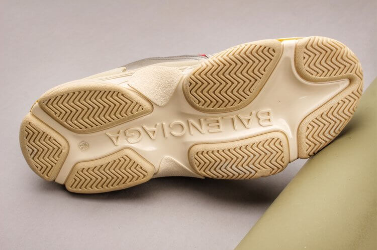 BALENCIAGA TRIPLE S TRAINER YELLOW BLUE RED REPLICA