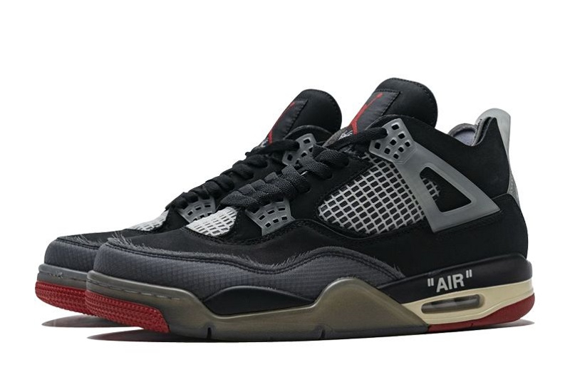 Off-White x Air Jordan 4 Retro CV9388-001 Replicas
